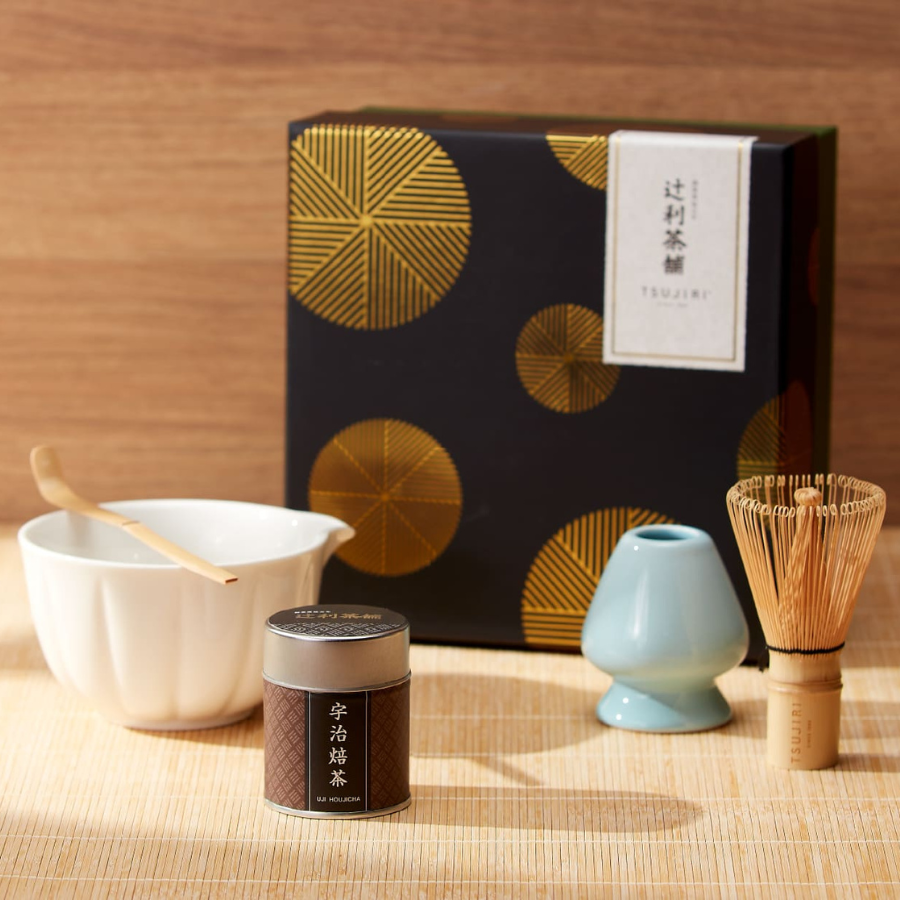 辻利茶舗】宇治焙茶茶道具禮盒- 辻利茶舖| TSUJIRI